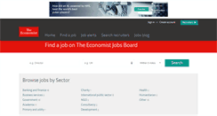 Desktop Screenshot of jobs.economist.com
