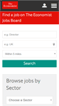 Mobile Screenshot of jobs.economist.com